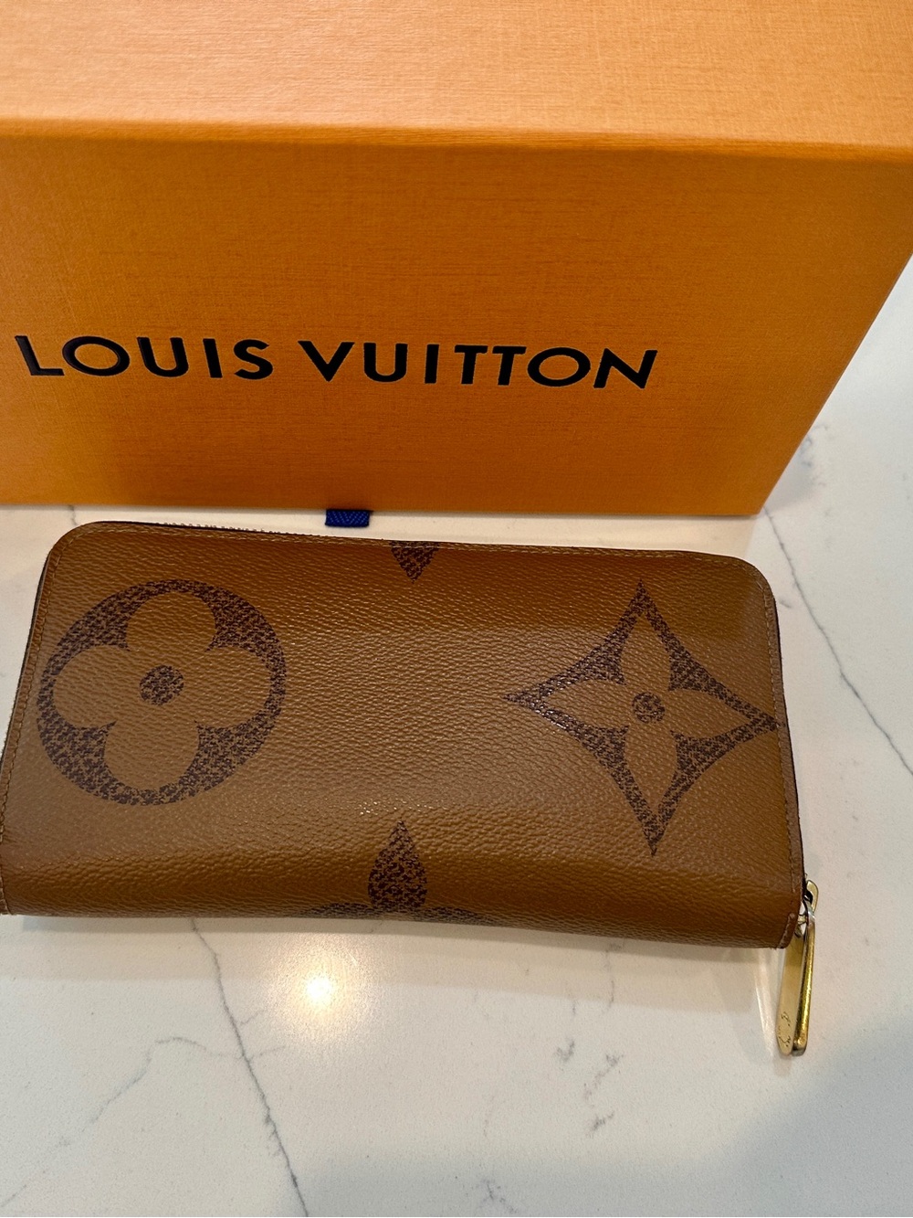 Louis Vuitton Monogram Brown Zip-Around Continental Wallet
